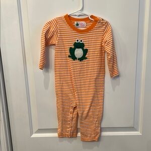 Lilly Pads Frog Orange Stripe Longall